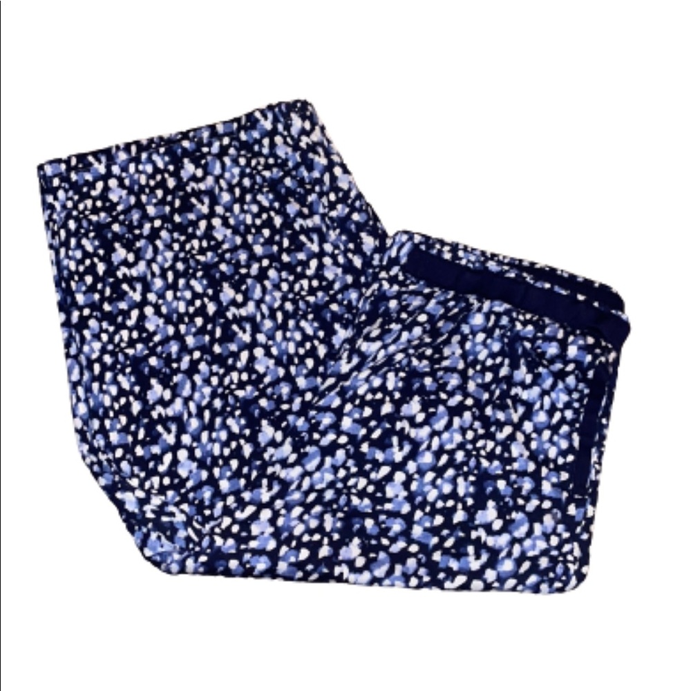 DKNY navy/blue/white pattern Capri size XL
